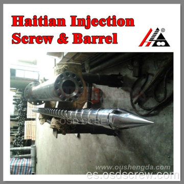 Tornillo y cilindro de inyección única para moldeo por inyección de Haití